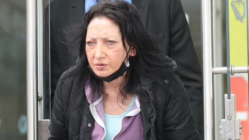 Candice Paget, pictured leaving the Criminal Courts of Justice last week, after she gave evidence in the case. Photograph: Collins Courts