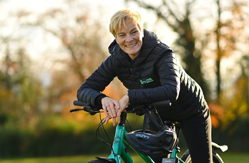 Vera Pauw at the launch of Sport Ireland's new It's My Time campaign. Photograph: Ramsey Cardy/Sportsfile