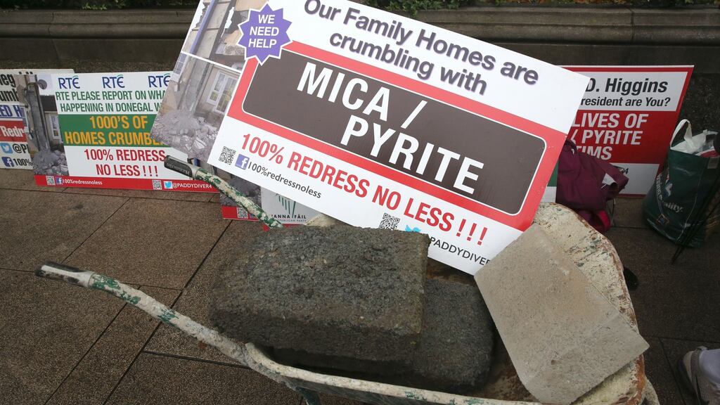 The report suggested that a 100 per cent grant could be made available for remediation work that does not involve full demolition. Photograph: Gareth Chaney/Collins Photos Dublin