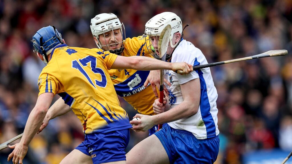 Clare and Waterford meet again on Sunday. The game is now being played with defence, possession and optimum use of the sliotar as a priority. Photograph: Ryan Byrne/Inpho