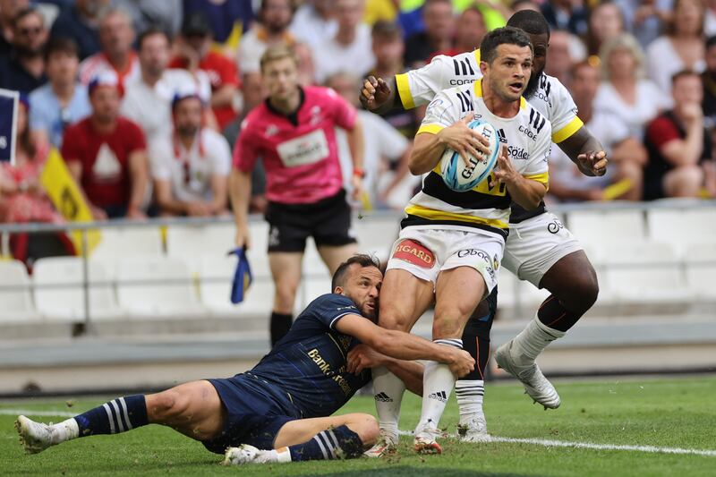 Gibson-Park's intervention did much to prevent a try-scoring opportunity. Photograph: James Crombie/Inpho