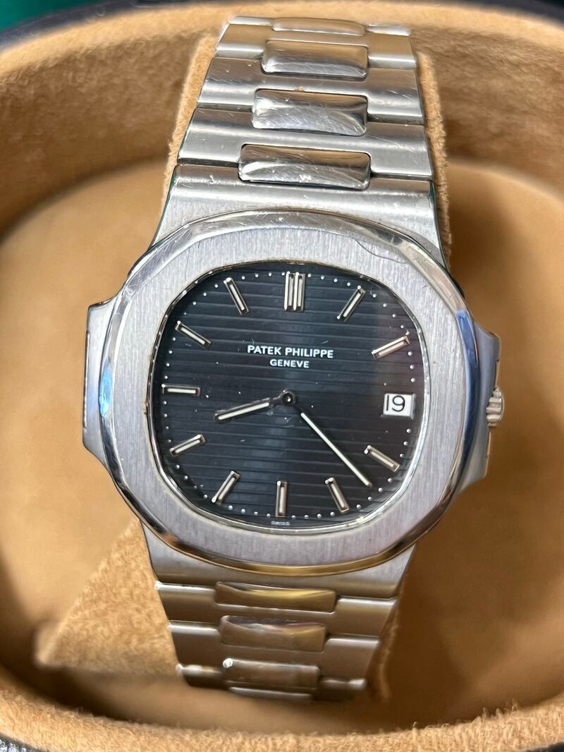 A Patek Phillippe Nautilus automatic gentleman's watch is expected to fetch more than its €30,000-€50,000 estimate at Lynes and Lynes sale.