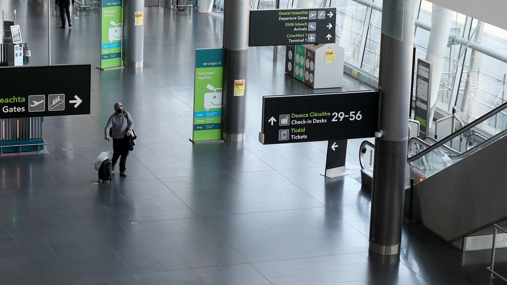 The test would be taken within 24-72 hours prior to travel. Photograph: Brian Lawless/PA Wire