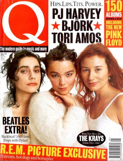 Q cover: PJ Harvey, Björk and Tori Amos