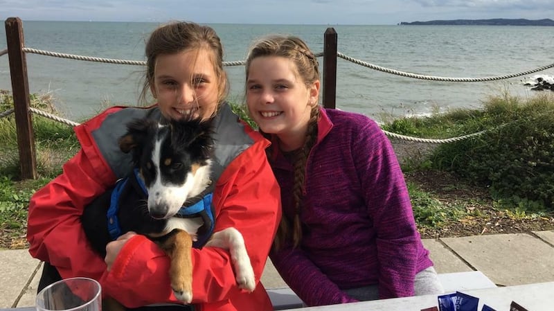 Claire Mara-McFerran’s twin daughters Siún and Freya (12)