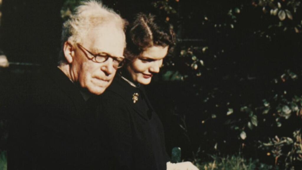 ‘These letters provide significant background to an important era in US history.’  An  undated  image  of Jacqueline Kennedy with Fr Joseph Leonard. Photograph courtesy of  Sheppard’s Irish Auction House