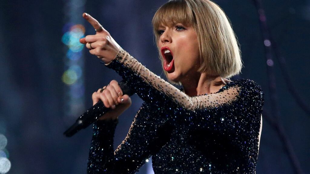 Taylor Swift: ‘I felt him grab onto my ass cheek under my skirt.’ File photgraph: Mario Anzuoni