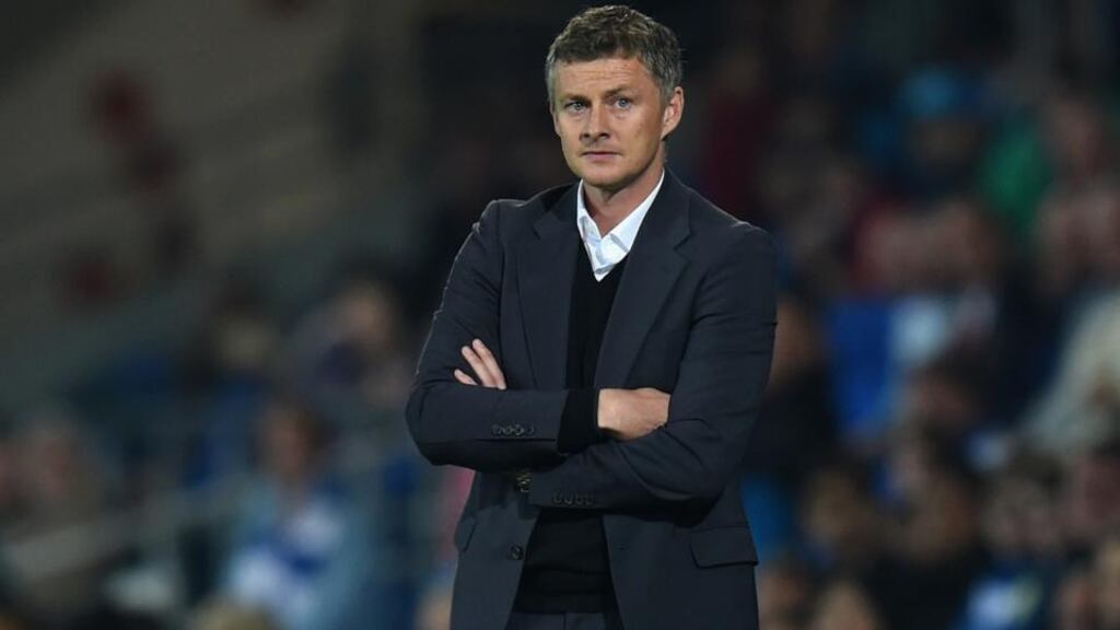 Cardiff manager Ole Gunnar Solskjaer. Photograph: Stu Forster/Getty Images