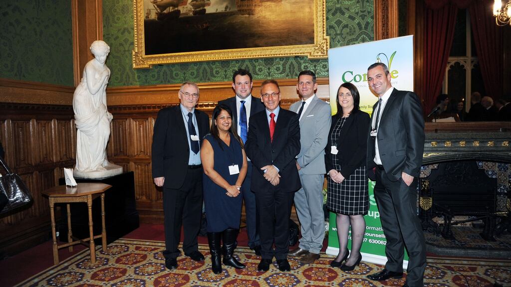 Tim Kelly (third from left) with his colleagues from Console in London.