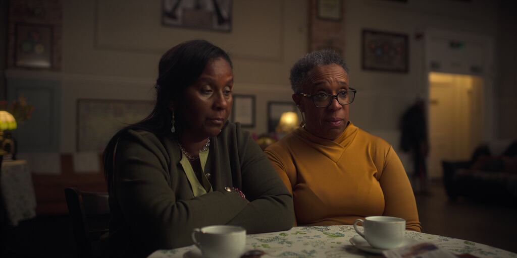 Grenfell Uncovered: Bernie Bernard and Jackie Leger. Photograph: Netflix