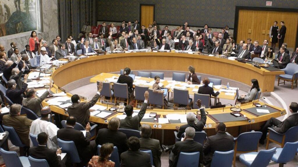 The UN’s main responsibility is to maintain international peace, not to protect citizens from their rulers. Photograph: Gettty Images