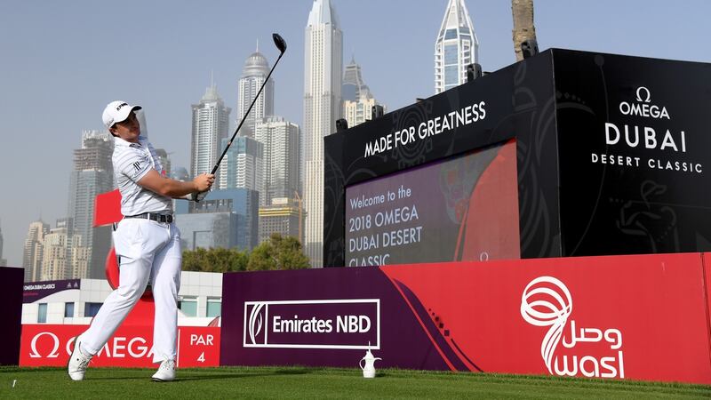 Paul Dunne carded an opening round of 66 in Dubai. Photo: Ross Kinnaird/Getty Images