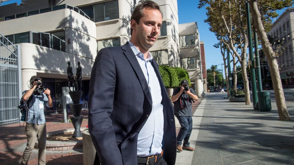 Anthony Levandowski pictured on Tuesday. Photograph: David Paul Morris/Bloomberg