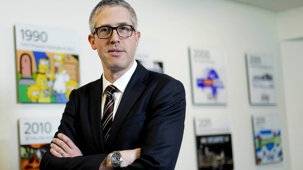 Sky Media Ireland’s Malcolm Murray: ‘TV remains a key part of everyday life.’ Photograph: Chris Bellew /Fennell Photography.