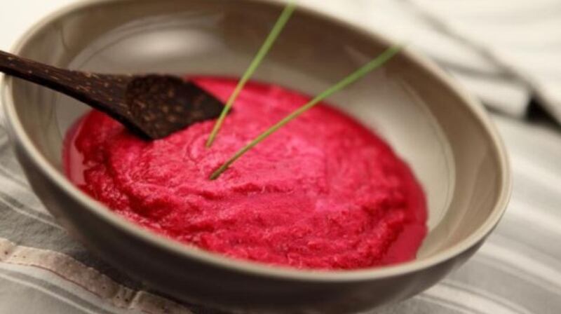 Carmel Somers’s beetroot purée