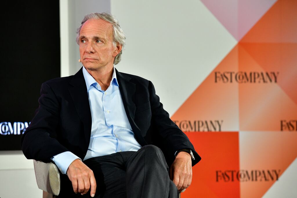 Ray Dalio, founder and chief investment officer of Bridgewater, the world's biggest hedge fund. Photograph: Eugene Gologursky/Getty Images for Fast Company