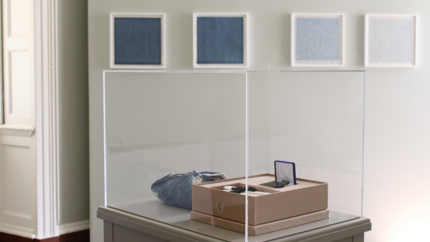 nagOffsite Rathfarnham Castle, installation view, work by Kristina Huxley and Jane Proctor. Photograph: Mark St John Ellis