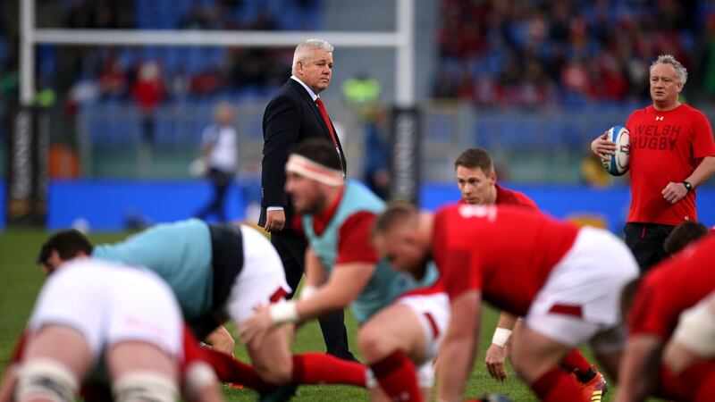 Wales’ head coach Warren Gatland has one eye on the World Cup. Photograph: PA