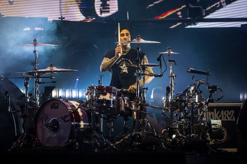 Blink-182: Travis Barker. Photograph: Tom Honan