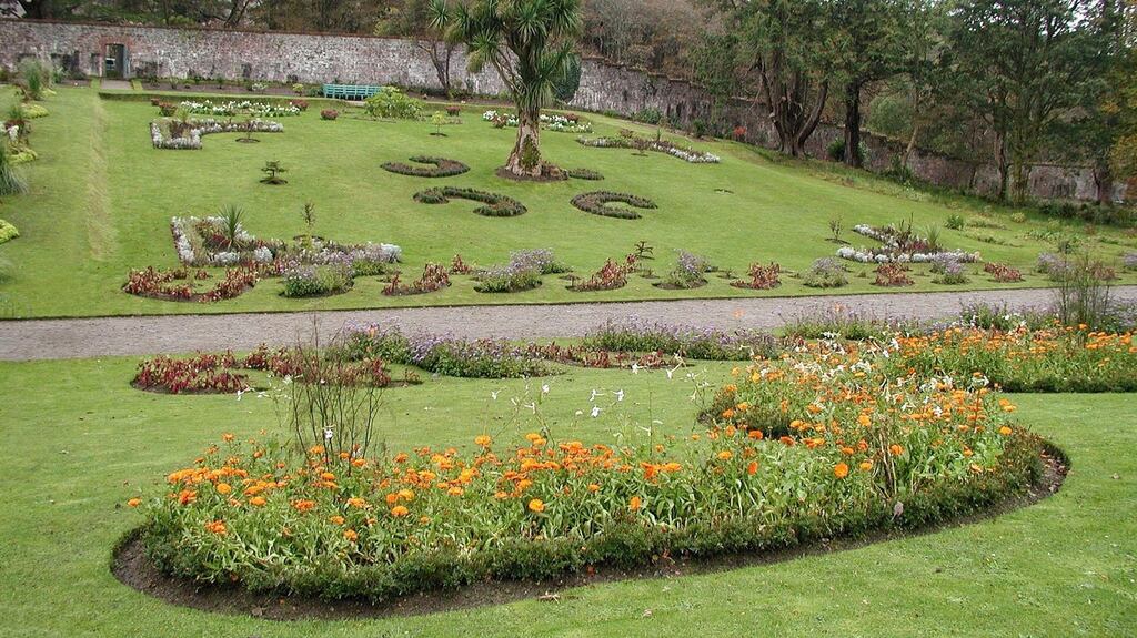 The Victorian walled garden at Kylemore Abbey. Photograph: Joe O’Shaughnessy