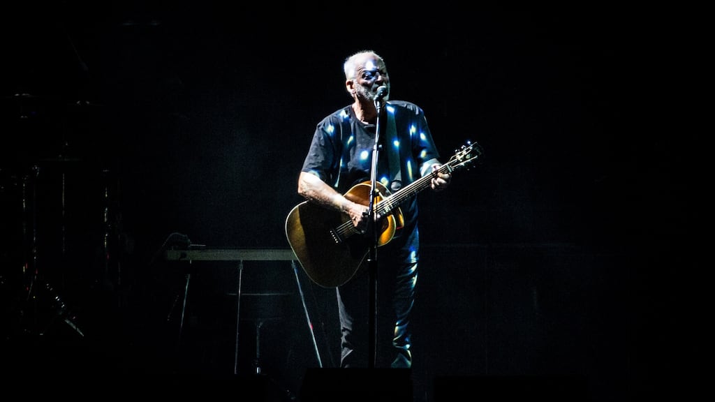 David Gilmour of Pink Floyd has a Ukrainian daughter-in-law and grandchildren. Photograph: Francesco Castaldo\Mondadori via Getty Images