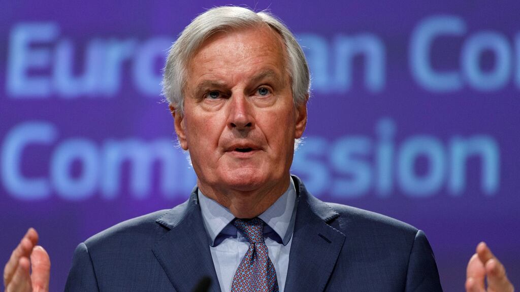 Brexit negotiator Michel Barnier: “We are negotiating on behalf of the entire EU. There must be a proper balance of rights and obligations.” Photograph: Olivier Matthys