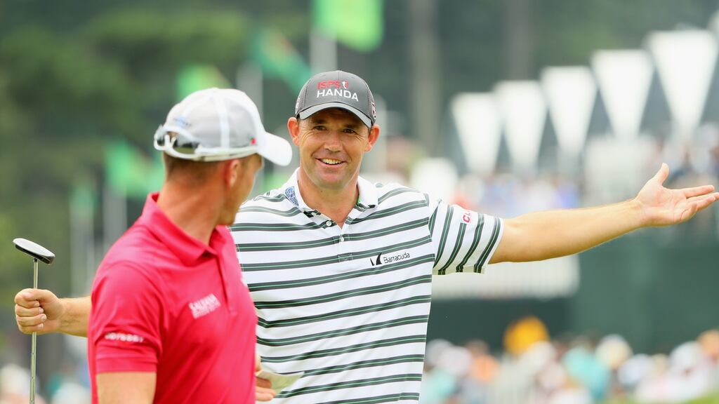Pádraig Harrington is brimming with confidence after good showing at the US PGA Championship at Baltusrol. Photograph: Andrew Redington/Getty Images.