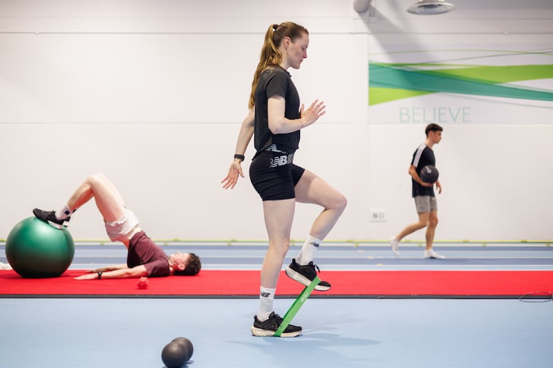 Ciara Mageean: 'I’ve been running in pain for so long, seven or eight years, the aim is to be able to run and not be in pain. I just ran 30 minutes, four miles, on the flat. With no pain.' Photograph: Dan Dennison/The Irish Times