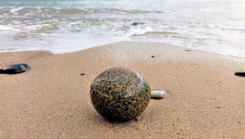 Granite on Banna beach, Co Kerry