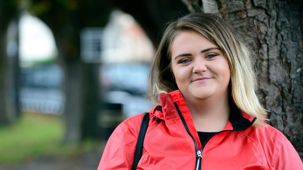 Kayley Joyce: ‘The one thing I didn’t want for my kids was to be homeless.’ Photograph: Cyril Byrne/The Irish Times