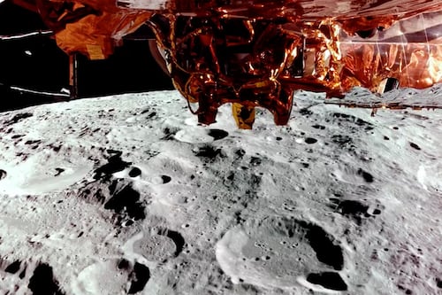 Private lunar lander lands on the moon for outsourced Nasa missions