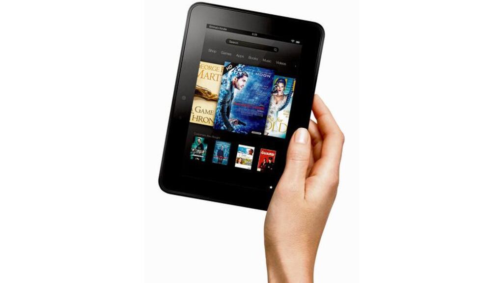 Branching out: Amazon's Kindle Fire HD is a combined colour ereader and tablet