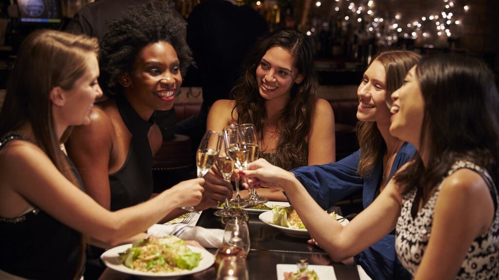 Cumulative pricing policies mean that a woman can reach her weekly recommended low-risk limit of 11 standard drinks for as little as just over €6, drinking cheap wine. Photograph: Getty Images