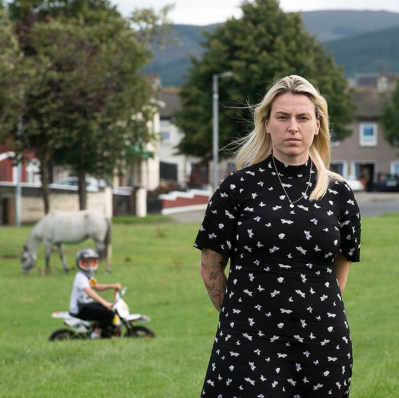 Senator Lynn Ruane in Killinarden, Tallaght, where she grew up and still lives. Photograph: Dave Meehan