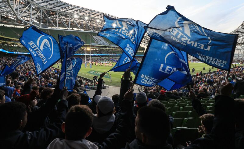 Ask most Leinster players and their preference would be a full RDS rather than a half-full Aviva. Photograph: Inpho/Dan Sheridan