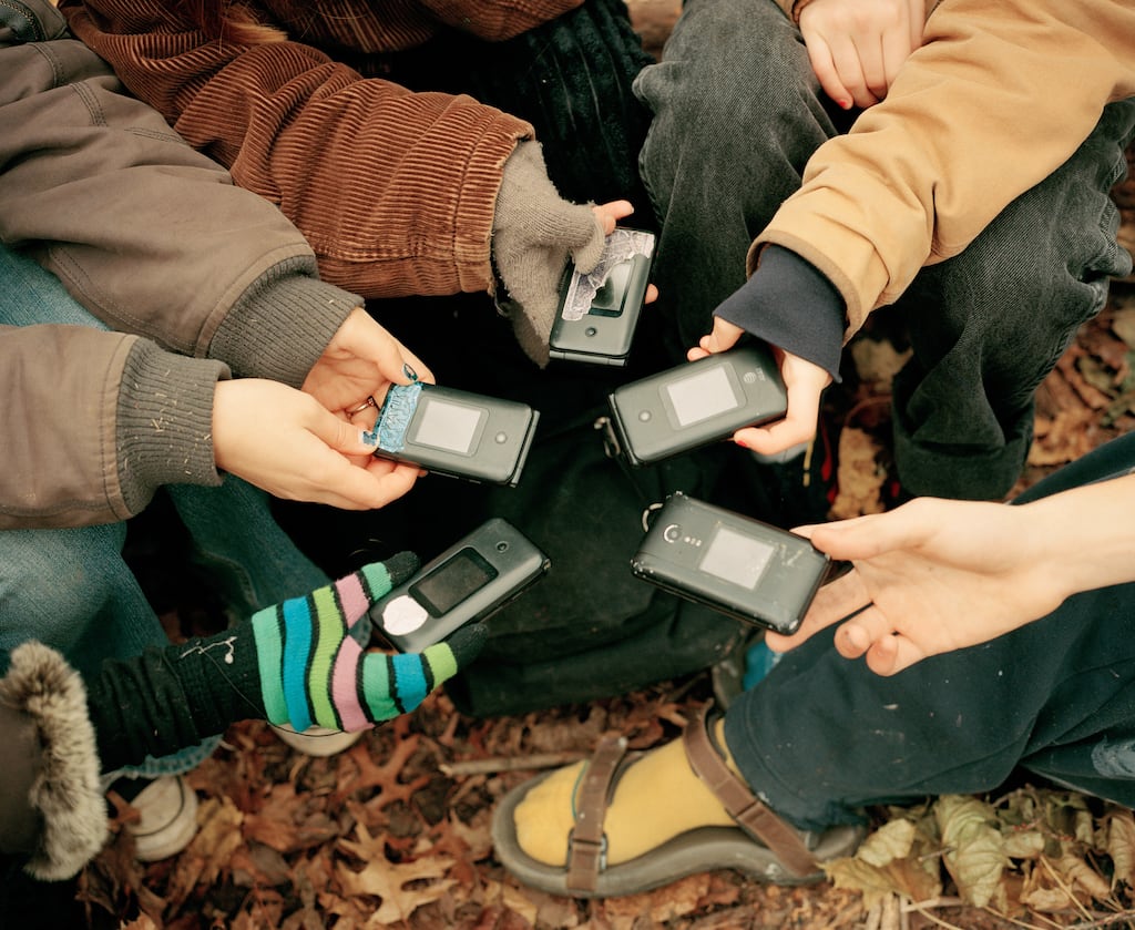 'When I got my flip phone, things instantly changed,' a Luddite Club member said. Photograph: Scott Rossi/The New York Times