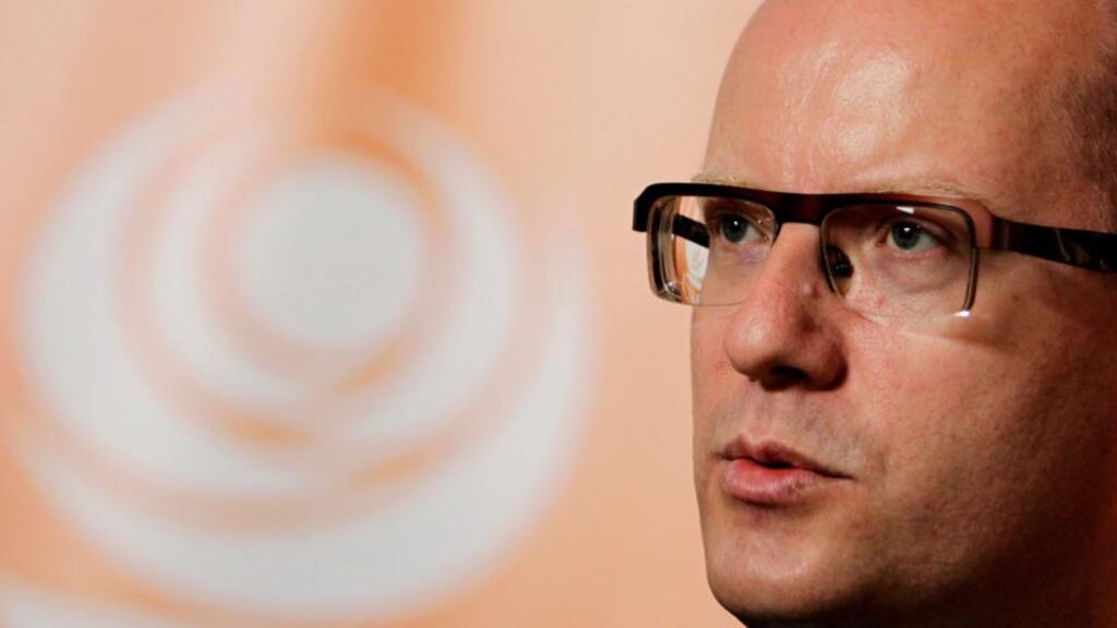 Czech Social Democratic Party leader Bohuslav Sobotka. Photograph: Reuters.