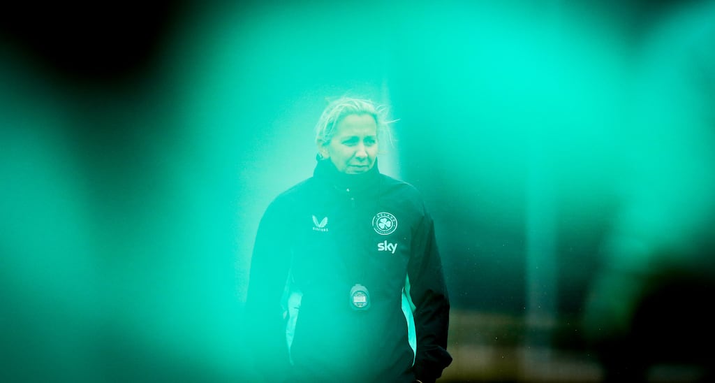 Republic of Ireland head coach Carla Ward has paid limited attention to players in the National League. Photograph: Nick Elliott/Inpho