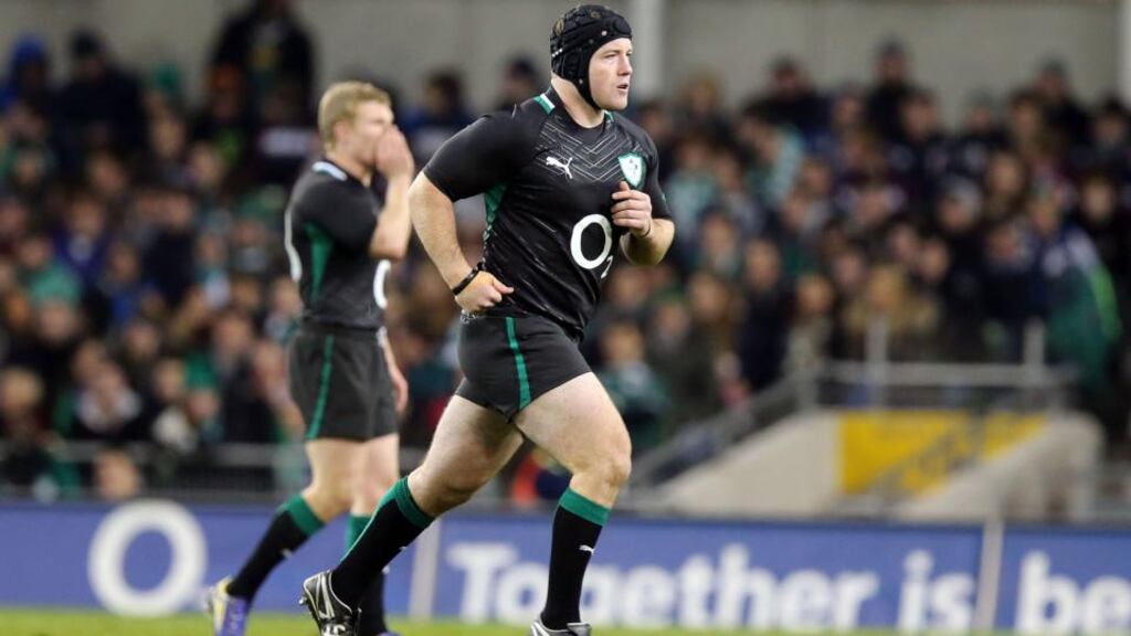 The hasty recruitment of Michael Bent from New Zealand sums up Ireland’s problems at tighthead prop. Photograph: Dan Sheridan/Inpho