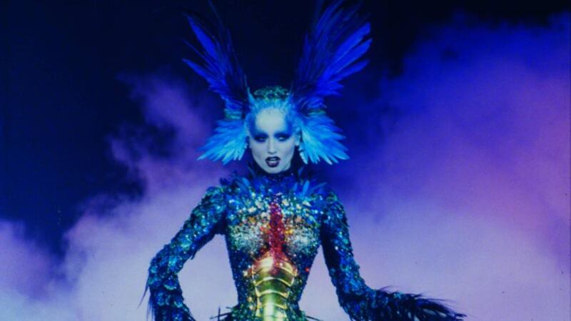 Detail of photograph by Niall McInerney from the book Fashion’s Front Line