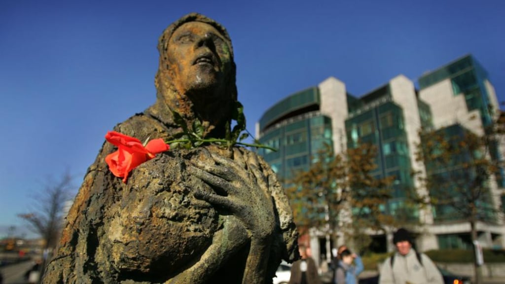 The Famine memorial in Dublin: Tom Garvin concludes that "the entire IRA tradition feeds off enduring memories of British indifference to the suffering of their putative ancestors". Photograph: Kate Geraghty