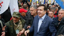 Thousands rally for reform at Ukraine’s parliament