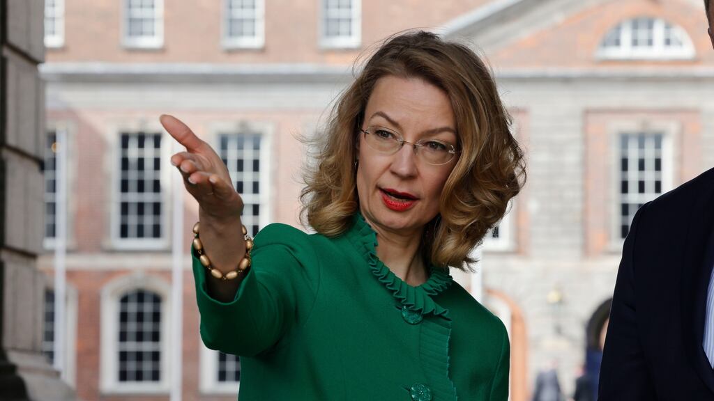 Finland’s minister for European affairs Tytti Tuppurainen in Dublin Castle on Wednesday. Photograph: Alan Betson/The Irish Times
