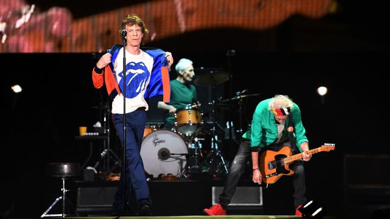 The Rolling Stones: at Croke Park. Photograph: Mark Ralston/AFP/Getty