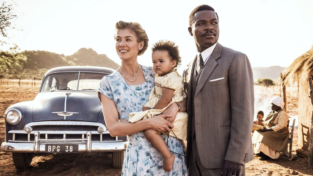 Rosamund Pike (Ruth) and David Oyelowo (Seretse) in A United Kingdom
