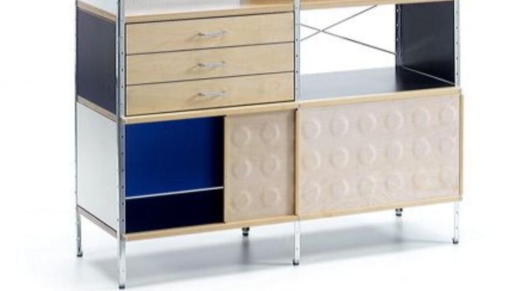 ESU bookcase by Charles and Ray Eames. Photograph: Vitra Collections AG
