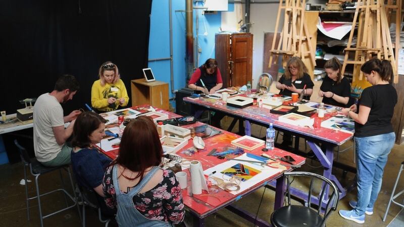 Stained glass workshop with Wild Bird Studio