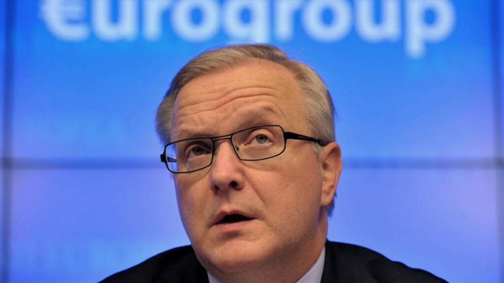 European Economic and Monetary Affairs Commissioner Olli Rehn: a spokesman said that while EU law guarantees deposits of up to ¤100,000 per customer, per bank, this is only in the event of a bank failure. Photograph: Eric Vidal/Reuters