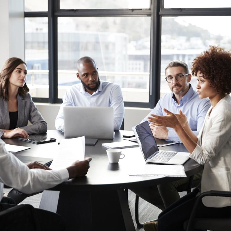The gentle absurdities of office life – unnecessary internal meetings, corporate jargon and bizarre office traditions – were also fruitful material. Photograph: iStock