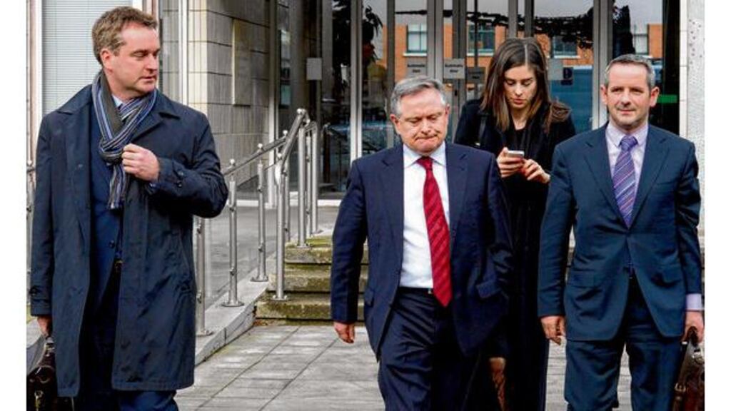 Brendan Howlin, Minister for Public Expenditure and Reform, after agreement was reached between the Government and public service unions yesterday morning. photograph: dara mac dónaill